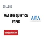 MAT 2026 Question Paper with Solutions PDF